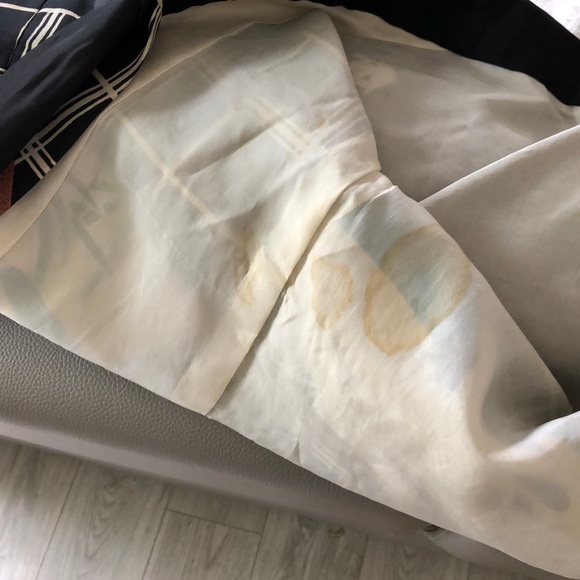 Vintage silk graphic print seagull Kimono robe - Picture 8 of 12